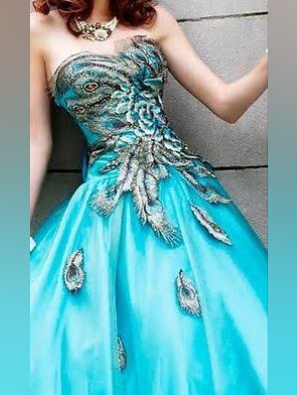 Sherri Hill Vibrant Aqua Satin Dress